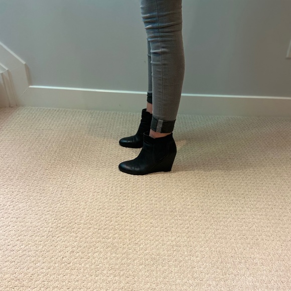 Franco Sarto wedge bootie black - Picture 2 of 5